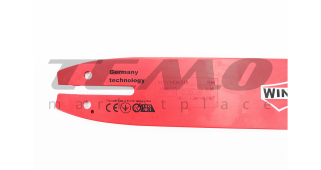 Шина для бензопилы WINZOR 14&quot; 1.3 мм 3/8&quot; 49 звеньев L-39 см PRO SERIA - фото 3