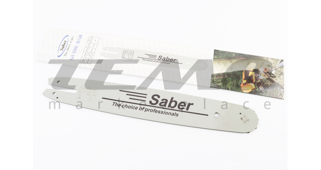 Шина для бензопилы SABER 14&quot; 1.3 мм 3/8&quot; 50 звеньев L-39 см - фото 1