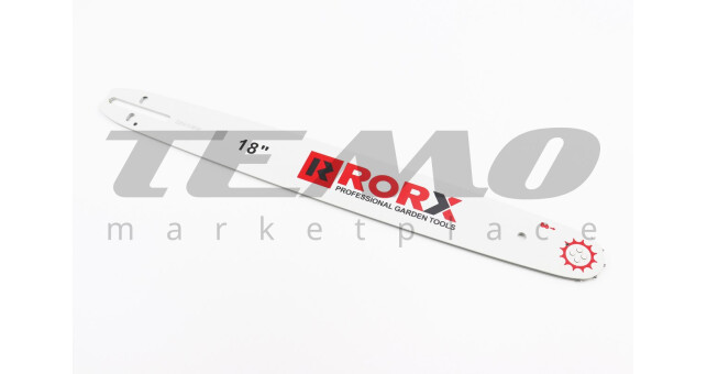 Шина для бензопилы RORX 18" 1.5 мм 325 72 звена L-52 см подходит на Китай - фото 1