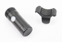 Ліхтар передній 1 діод 150 lumen алюмінієвий, Li-ion 3.7V 600mAh зарядка від USB, вологозахисний, чорний JY-7012F-C - фото 2