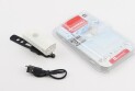 Ліхтар передній 1 діод 300 lumen алюмінієвий, Li-ion 3.7V 800mAh зарядка від USB, вологозахисний, білий RPL-2255 - фото 1
