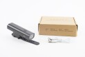 Ліхтар передній 1 діод 400 lumen алюмінієвий, Li-ion 3,7V 2000mAh зарядка від USB, вологозахисний, чорний EOS200 - фото 1