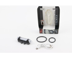 Ліхтар передній 5 діодів 15 lumen, Li-ion 3.7V 330mAh зарядка від USB, вологозахисний, BS-216/АQY-093