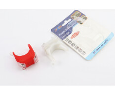 Ліхтар передній 2 діода+задній 2 діода силіконові к-кт, HL-009 (без батарейок)