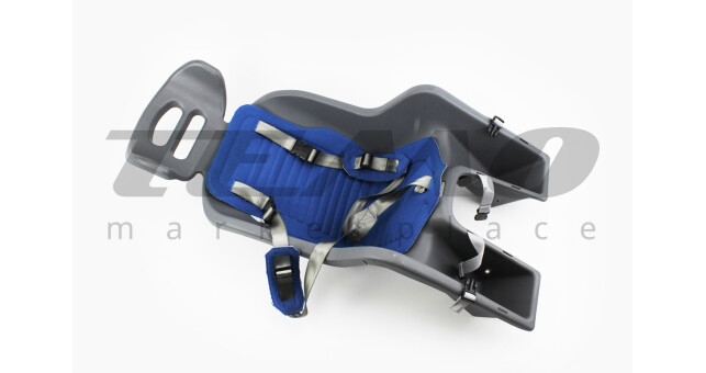 Сидіння для перевезення дітей пластмасове заднє, кріпл. швидкознімне, триточковий ремінь безпеки, SBC-137 - фото 2