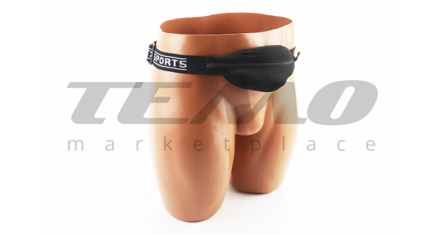 Сумка поясная, быстросъёмная, чёрная GTX SPORTS - фото 1