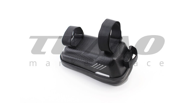 Сумка на раму (жёсткий чехол) с водонепроницаемым отделением для смартфона 175х90х60 мм, солнцезащитный козырёк, крепл. на липучке, влагозащитная - фото 2