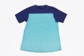 Футболка (Джерси) мужская L-(Polyester 80%/Spandex 20%), короткие рукава, свободный крой, сине-бирюзовая, не оригинал - фото 2