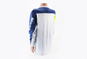 Футболка (Джерси) мужская M-(Polyester 100%), длинные рукава, свободный крой, бело-синяя, не оригинал, тип 2 - фото 2