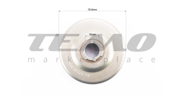 Тарелка сцепления + звезда 3 8-7 MS-290 310 311 390 391 + подшипник, "PRO SERIA" - фото 3