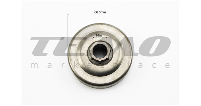 Тарілка зчеплення + зірка 325-7 Husqvarna-136/137/141/142/235/240/325, Partner-365, Oleo-Mac 941, JONSERED, POULAN + підшипник - фото 3