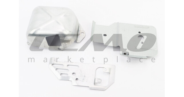 Защита глушителя, металл 139F - 4Т к-кт - фото 1