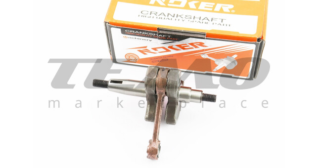 Коленвал 1E40F шатун - желтый - фото 1