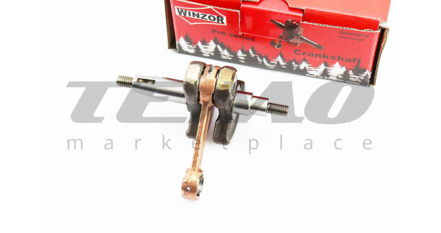 Коленвал 1E44F шатун - желтый, "PRO SERIA" - фото 1