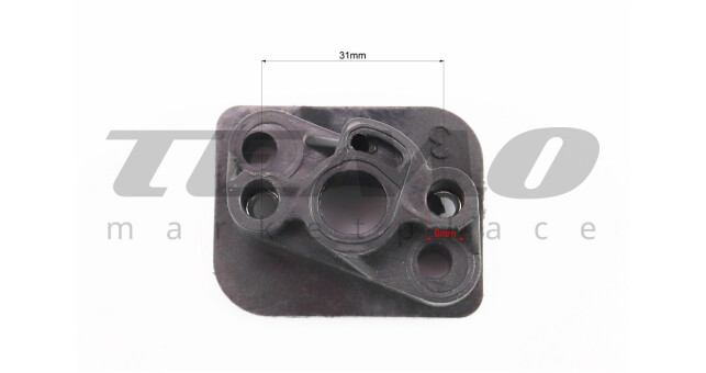 Патрубок карбюратора 1E36F - фото 3