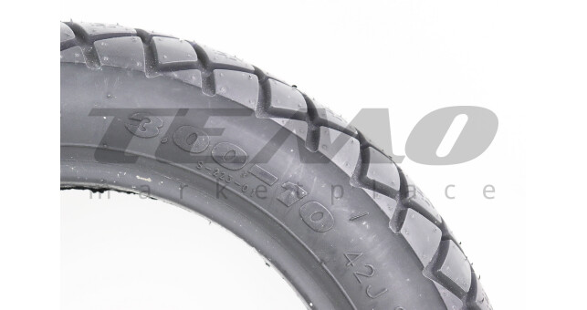 Шина для мотоцикла DELI WOLF S223 3.00-10 безкамерна шипована - фото 2