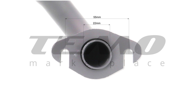 Коліно глушника Honda LEAD HF05/AF20 - фото 3