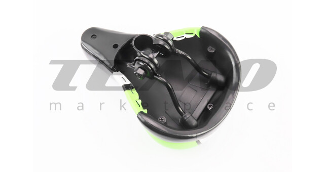 Сидіння CHILD 230x150 мм, чорне з зелено-білим малюнком BSK-N185-10 - фото 2