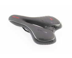 Сиденье MTB 270x160 мм, чёрно-бело-красное "GEL"