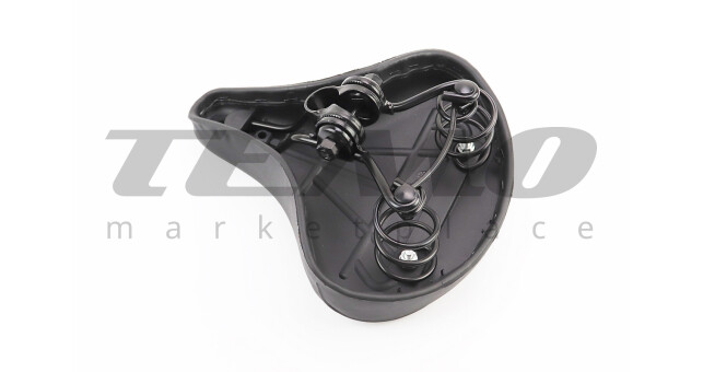 Сидіння ХВЗ 245x210 мм, чорне CROSSRIDE - фото 1