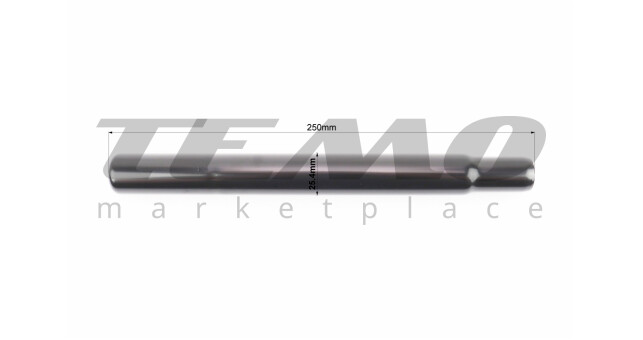 Труба сидения 25,4х250 мм, без замка, чёрная - фото 2