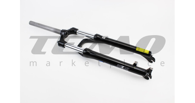 Вилка 29" амортизаційна, без різьби 1-1/8" (28,6 мм), шток 255 мм, з ходом 100 мм, Disk-brake, Preload, алюмінієва, чорна XCE 28 - фото 2