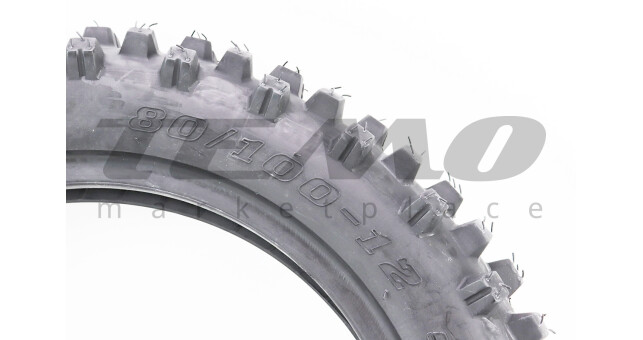 Шина для мотоцикла SHIH FA CROSS SV-0805 80/100-12 камерная шипованная - фото 2