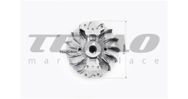 Ротор магнето 1E40F-1E44F (возможен налет) - фото 3