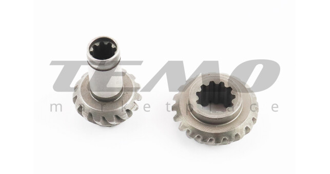 Шестерні редуктора нижнього під вал 9Т к-кт 2шт - фото 2