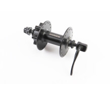 Втулка передня MTB алюмінієва 14Gx36H, Disk-brake, кріпл. ексцентрик, чорна Tourney HB-TX506