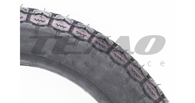 Шина для мотоцикла CASUMINA CA120A 3.50-16 камерна дорожня - фото 2