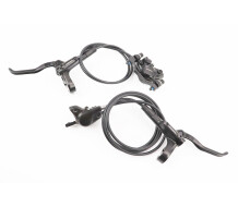 Гальмо Disk-brake гідравлічне переднє 800 мм (F180 мм)+задне 1450 мм (без адаптера), чорне BR-MT200