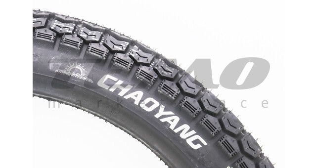 Шина для мотоцикла Chao Yang H-600 2.50-17 камерная дорожная - фото 3