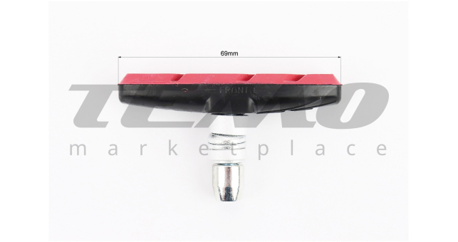 Гальмівні колодки V-brake 60 мм, кольорові HJ-EN02 (тип 1) - фото 2