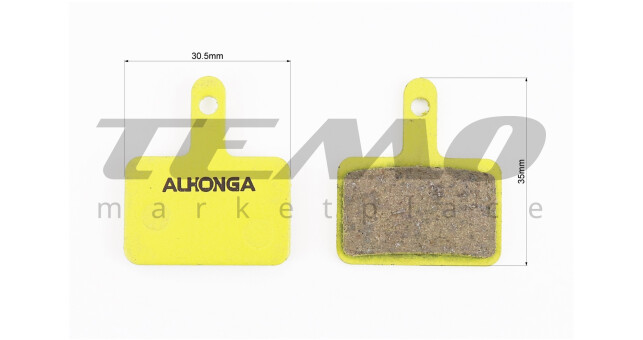 Гальмівні колодки Disk-brake (Shimano BR-M416, 575, 495, 486, 485, 446, 445, 395, 375), салатові HJ-DS10 - фото 2