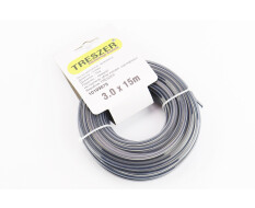 Леска d-3,0mm, 15м "квадрат", двухкомпонентная