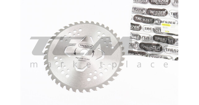 Нож 40Тх255 мм победитовые зубья "лепесток" - фото 1