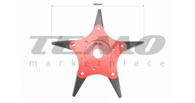 Нож сегментный 5Тх255 мм на блистере - фото 2